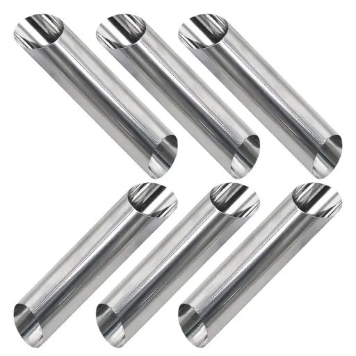 [6124] Cannoli Form Round Moulds 6pc