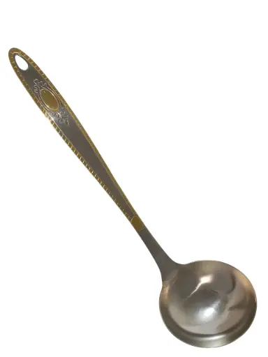 [7941] Copper Plated Serving Ladle