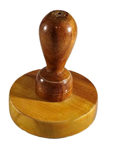 [8511] Wooden Chapati Press / Datta / Masher