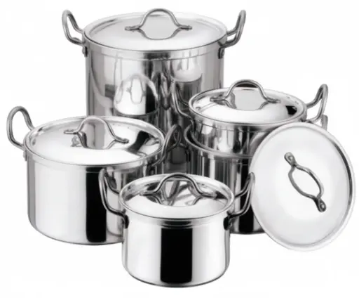 [9028] Aluminium Casserole 5pc Set