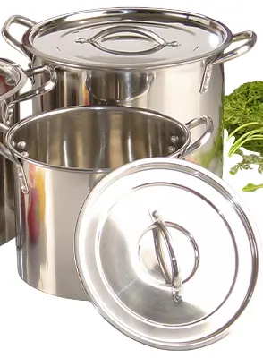 [7481-2] Vinod 2 Pc Stock Pot Set