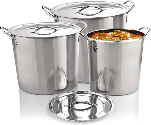 [7481-3] Vinod 3 Pc Stock Pot Set