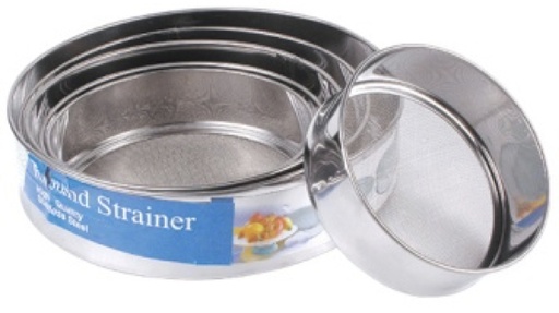 [7601s] 3pc Drum Sieve 16,19,22cm