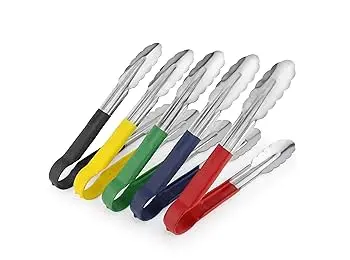 [7184] Utility Tong Vinyl Coated 9"