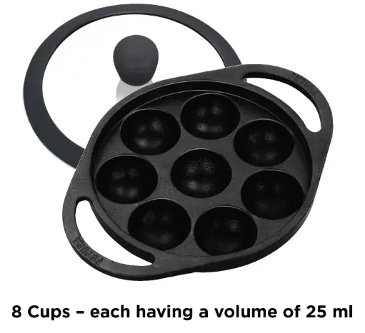 [CIAP16G] Cast Iron Appe Pan 16cm W/Glid